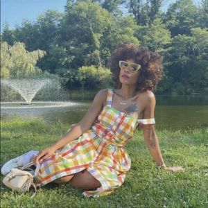 Christopher John Rogers x Target Checkered Midi Dress